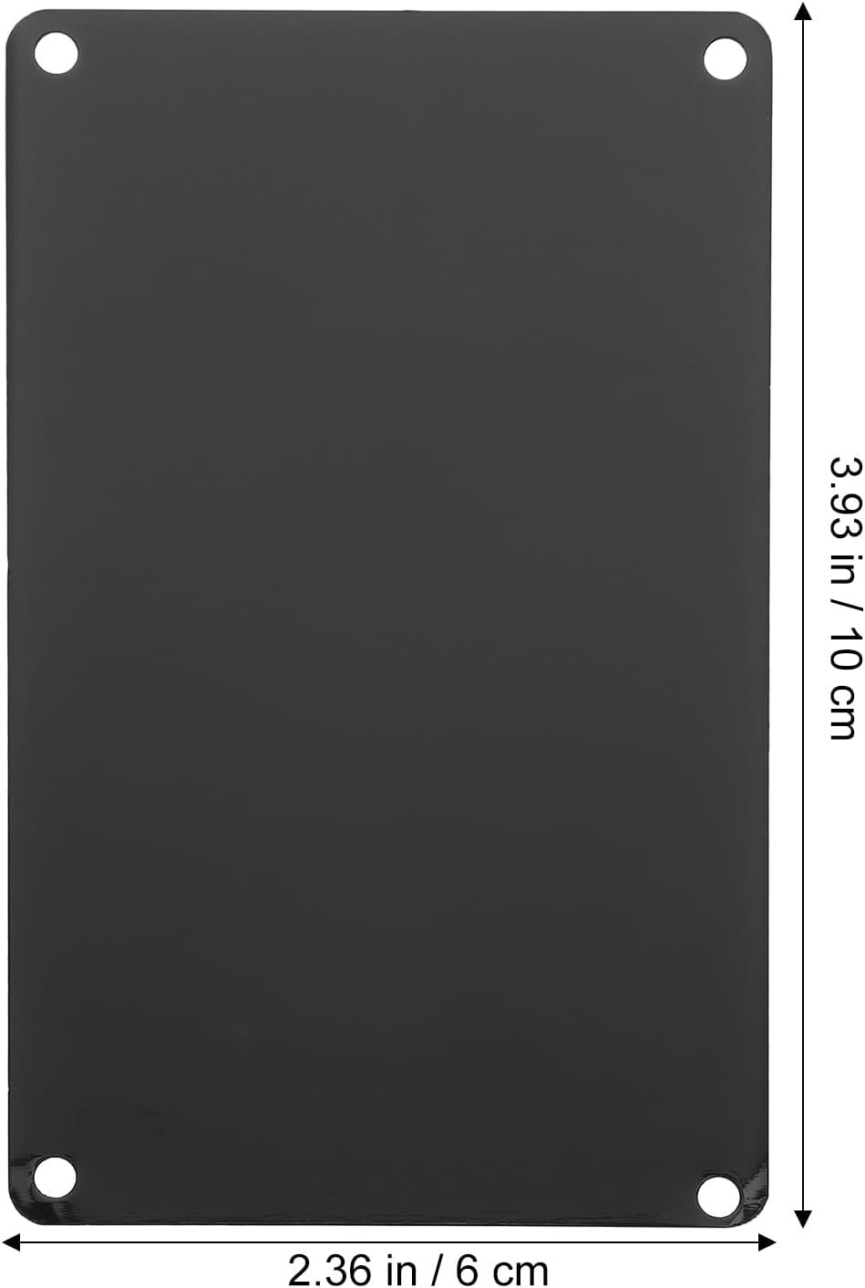 10 Stück Schild Aluminium schwarz mit Wunschgravur